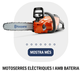 Motosierra eléctrica y a batería