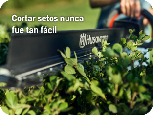 Cortar setos nunca fue tan fácil